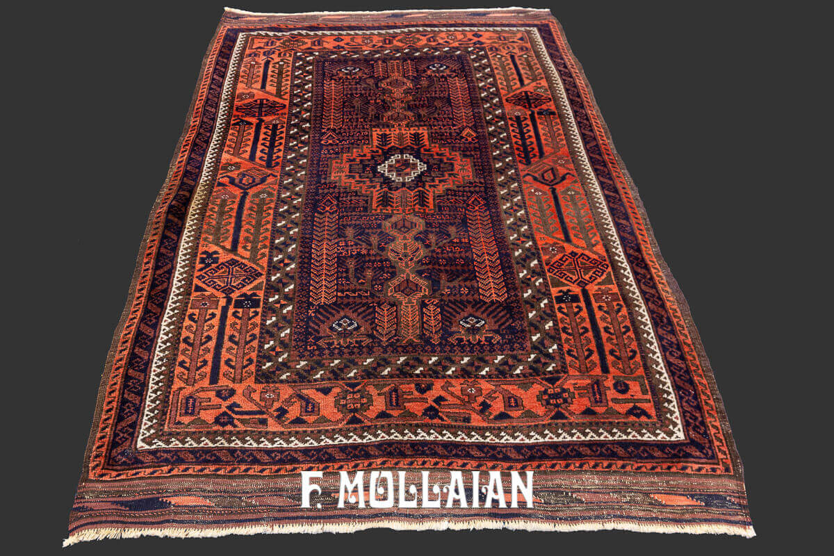 Baluch, An Antique Persian Hand-knotted Rug n°:28059603